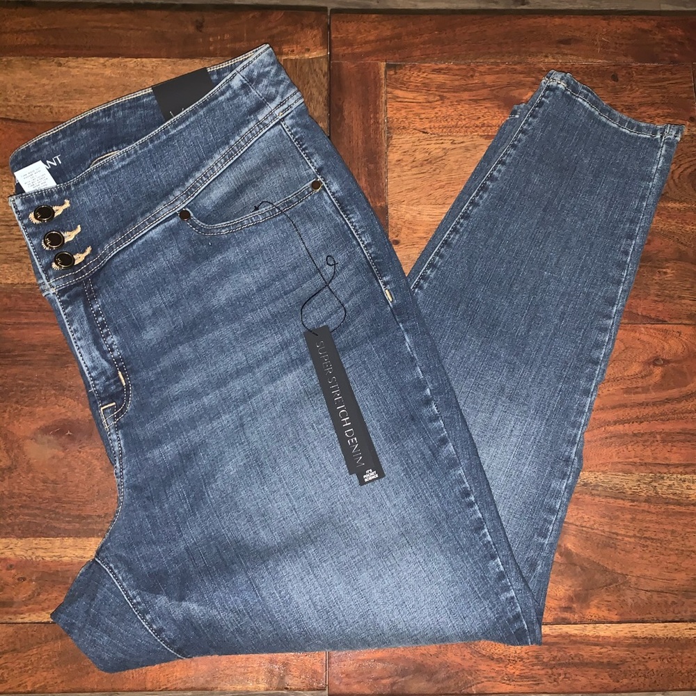 Lane Bryant super stretch denim skinny jeans